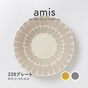 美浓烧 大餐盘/中餐盘 餐具 日本制造