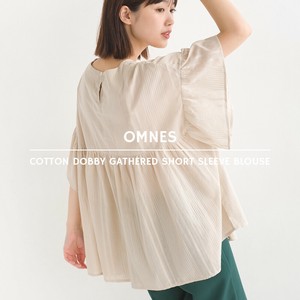 Button Shirt/Blouse Short-Sleeved Blouse Cotton