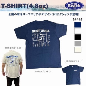 オンザビーチ on the Beach【 Tシャツ / サーフエリア / 4.8オンス 】フルーツオブザルーム 全5色 OTB-T21