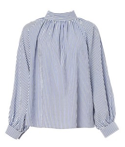 Button Shirt/Blouse Stripe 2-way 2024 NEW