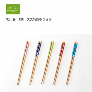 Chopsticks 22.5cm 5-pairs Made in Japan
