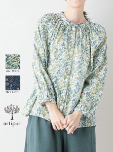 [SD Gathering] Button Shirt/Blouse Garden Double Gauze Spring/Summer Printed 2-way