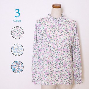 Button Shirt/Blouse Flower Print 2024 Spring/Summer