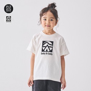 Kids' Short Sleeve T-shirt Pudding Flocking Finish M Made in Japan