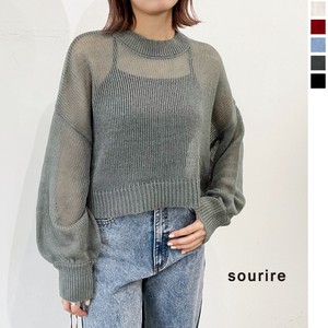 Sweater/Knitwear Pullover Knitted Mohair Short Length 【2024NEW】