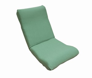 日本製 ストレッチフィット座椅子カバー グリーン 撥水加工 取り付け簡単