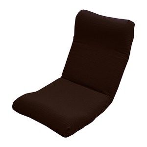 日本製 ストレッチフィット座椅子カバー ブラウン 撥水加工 取り付け簡単