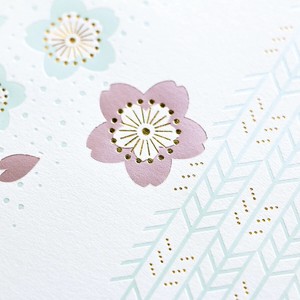 Envelope Foil Stamping Cherry Blossoms Congratulatory Gifts-Envelope Made in Japan