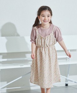 Kids' Casual Dress Camisole Floral Pattern One-piece Dress Set of 2