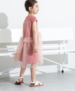 Kids' Casual Dress Tulle One-piece Dress Short-Sleeve