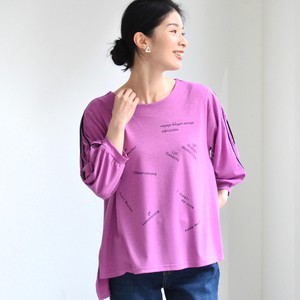 T-shirt Color Palette Pudding M Cut-and-sew 7/10 length