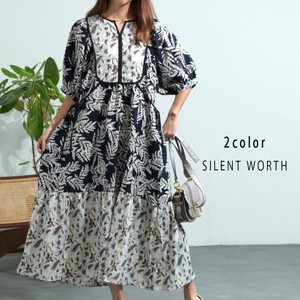 [SD Gathering] Casual Dress Patchwork One-piece Dress 【2024NEW】