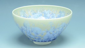 花結晶（銀藤）　抹茶碗