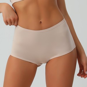 Panty/Underwear High-Waisted Plain Color Ladies'
