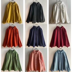 [SD Gathering] Button Shirt/Blouse Double Gauze Cotton Natural NEW