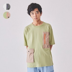 Kids' Short Sleeve T-shirt Pocket 5/10 length