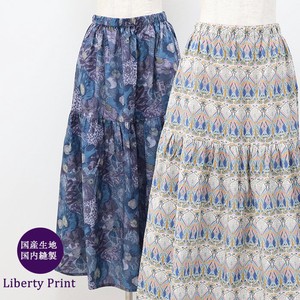 Skirt Gathered Skirt Ladies' Made in Japan