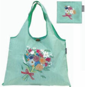 Bag Bouquet Of Flowers Embroidered