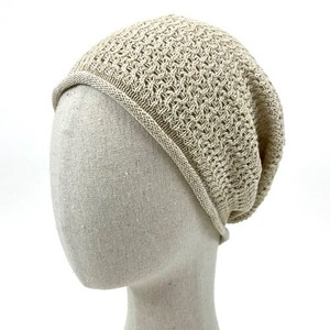 【24年春夏】ドライタッチな綿麻の糸を使用して作ったビーニー帽