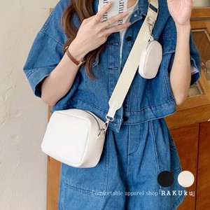 24ss NEW ミニポーチ付き シンプル ショルダーバッグ 韓国ファッション