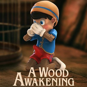 【フィギュア】Mighty Jaxx A Wood Awakening Inner Struggle  Edition ピノキオ