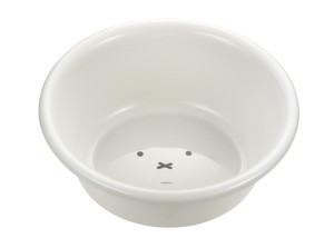 Bath Stool/Wash Bowl White