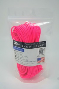 TIGER(タイガー) S-2220　パラコード　 ホットピンク　30M×4mm