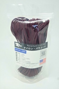 TIGER(タイガー) S-2231　パラコード　 ワインレッド　30Mx4mm