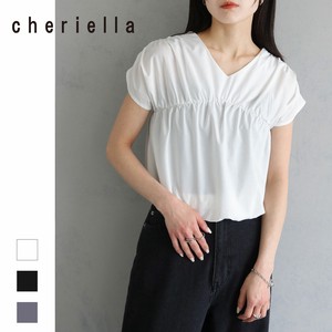 cheriella Button Shirt/Blouse Gathered Blouse French Sleeve
