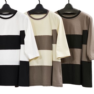 T-shirt Color Palette Pullover Switching Made in Japan