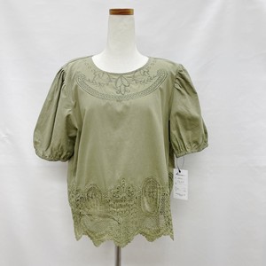 Button Shirt/Blouse Pullover Spring/Summer Embroidered