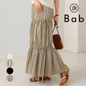 Skirt Design Ribbon Tiered Skirt 【2024NEW】 New Color