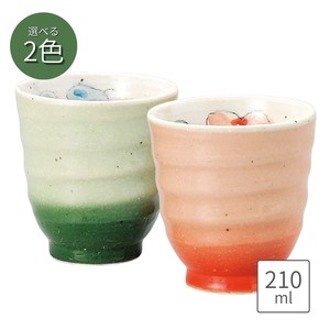 美浓烧 日本茶杯 陶器 绿色 日本制造
