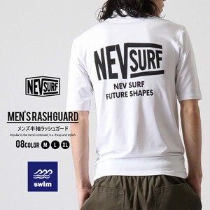 Men's Swimwear Rash guard Men's Short-Sleeve