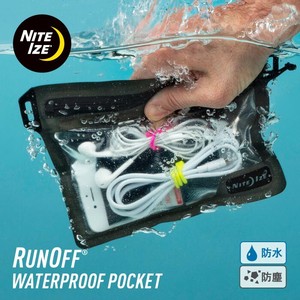 ランオフ　ウォータープルーフ　ポケット　完全防水　防水ポーチ　防塵 　小物入れ　IP67 ナイトアイズ
