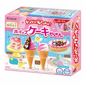【お菓子】『ポッピンクッキン　ホイップケーキやさん　1セット上代￥280×5個入』　〜知育菓子〜