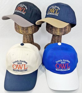 2024S/S　 OWL バイカラー　ローキャップ　帽子　CAP　スナップボタン