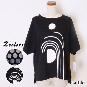 T-shirt Dolman Sleeve Pudding Cut-and-sew 2024 NEW