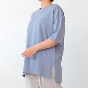 Tunic Tunic T-Shirt Short-Sleeve 5/10 length 2024 Spring/Summer
