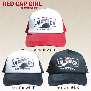 网眼鸭舌帽 网眼 RED CAP GIRL