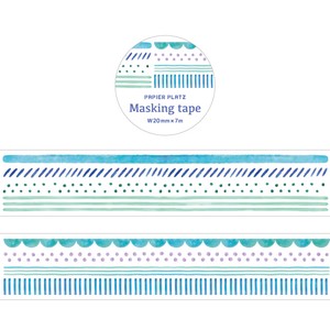 パピア　マスキングテープ　blue layer