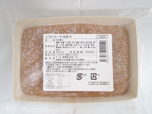 【冷凍】ケーオー産業 シフォンケーキ 紅茶 220g x16 【業務用】【飲食店向け】
