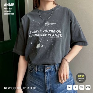 宇宙プリント 半袖 Tシャツ