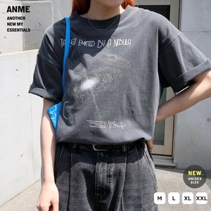 宇宙プリント 半袖 Tシャツ