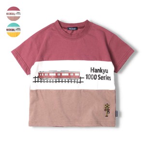 Kids' Short Sleeve T-shirt Color Palette Switching 90cm Made in Japan