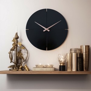 掛け時計 アプリクス　ウォールクロック　クオーター　ブラック / Wall Clock