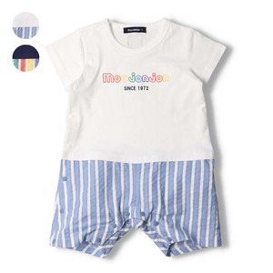 Baby Dress/Romper Colorful Stripe Rompers Front Opening M Switching