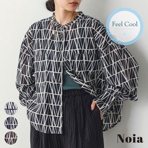 Button Shirt/Blouse Printed 2024 New