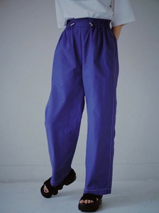 Full-Length Pant Plain Color Bottoms Stitch Wide Pants Ladies Spring/Summer