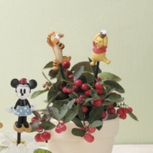 Artificial Plant Flower Pick Goofy Desney Pooh